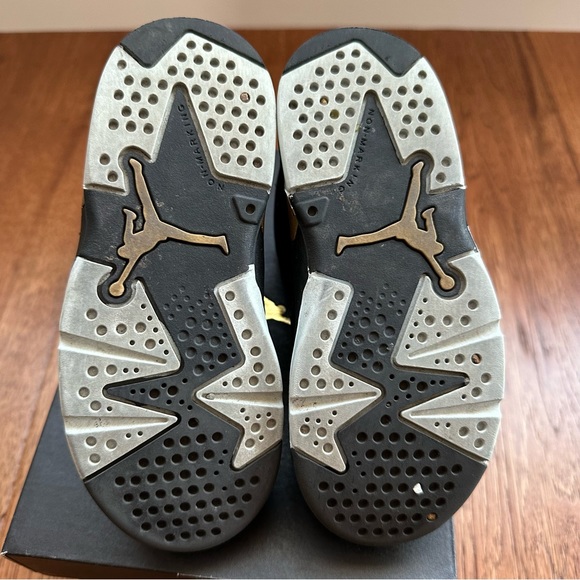 JORDAN 6 RETRO (TD) #CT-4966-007 Black & Metallic Gold/ SIZE 10C *HTF*